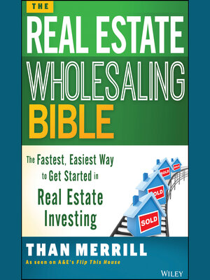 cover image of The Real Estate Wholesaling Bible